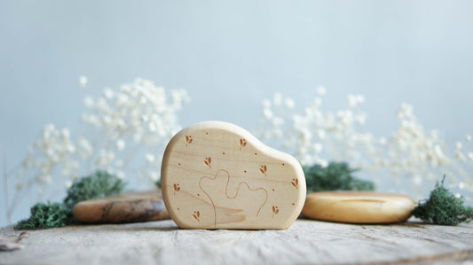 Wooden bushes  figurine  - Wooden figurine nursery decor - Made in the U.S.A